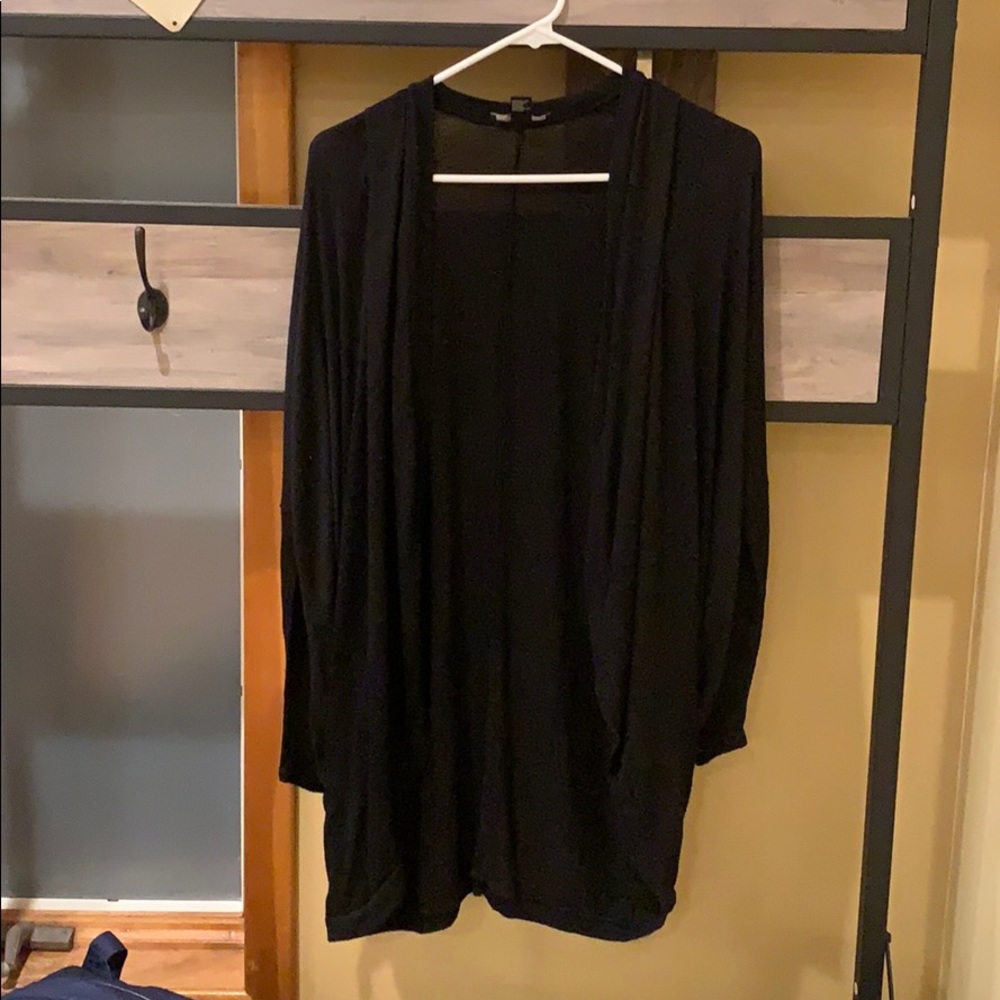 Mid Length Open front sweater